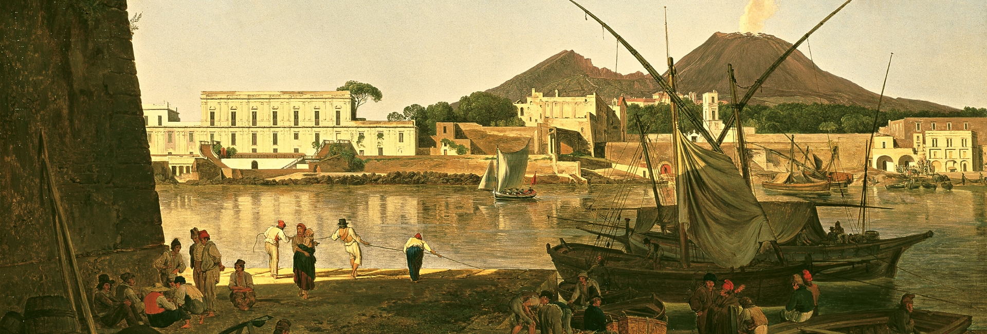 Porto Granatello di Portici di Josef Rebell (1818)